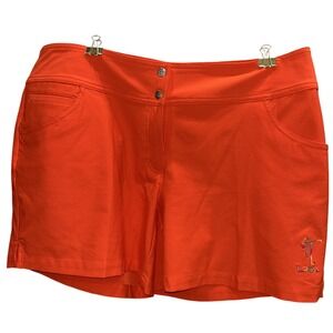 Slazenger Women's Gray‎ Golf Shorts Size 10 Orange LPGA